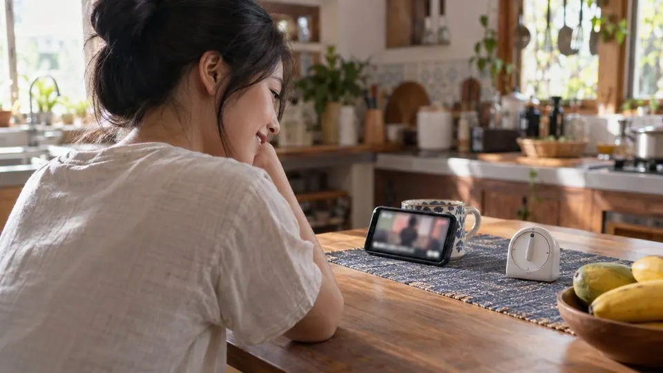 ดูบทเรียนจากมือถือตอนพัก วันละ 20-30 นาที
